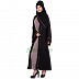 Layered abaya- Dual colored in Jacket style Layered abaya- Dual colored in Jacket style